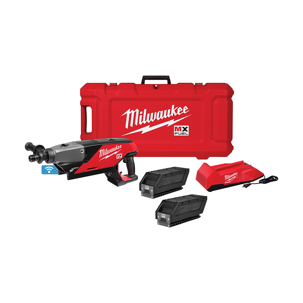 MXF301-2CP MX FUEL Cordless Handheld Core Drill, 1-1/4 in Chuck, 0 to 800/0 to 1600 rpm No-Load, 21.58 in OAL, Li-Ion Battery