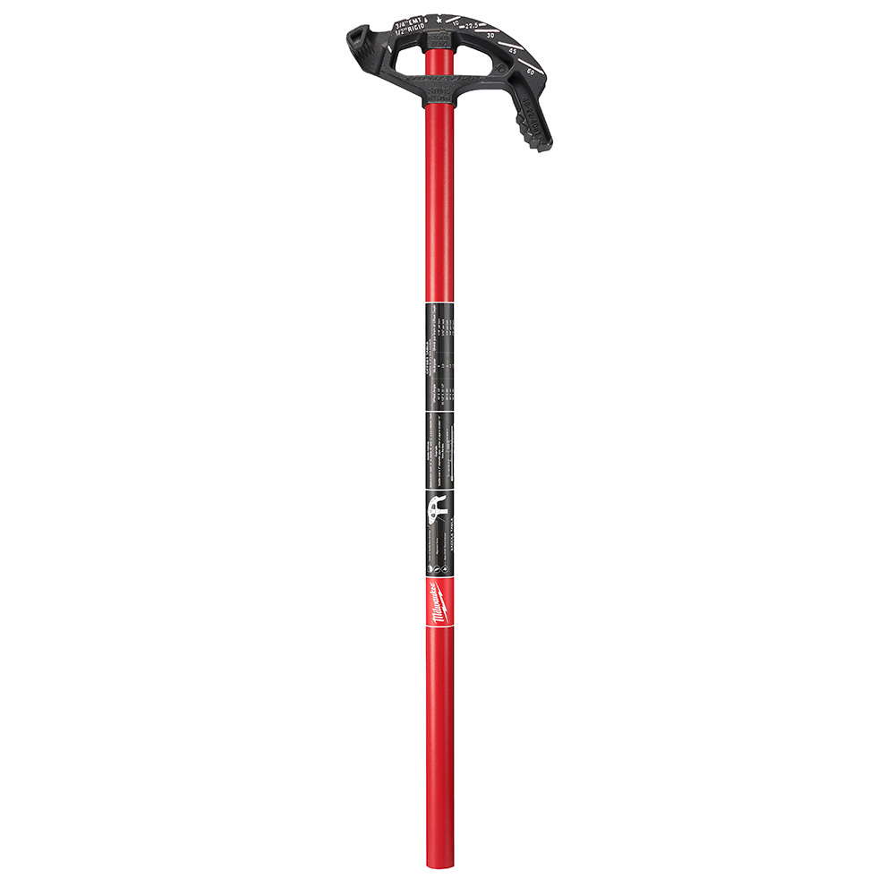 48-22-4081 Conduit Bender, 30/45/60/90 deg Bend, For Pipe Dia 3/4 in EMT, 1/2 in Rigid, 1/2 in IMC