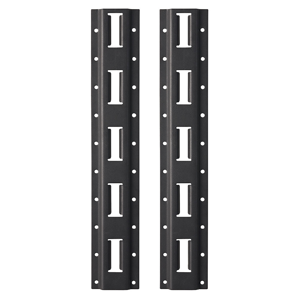 48-22-8482 Packout 2-Piece Rust Resistant Vertical E-Track, Powder Coated, For Use With Model 48-22-8481 PACKOUT Racking Shelves, Steel