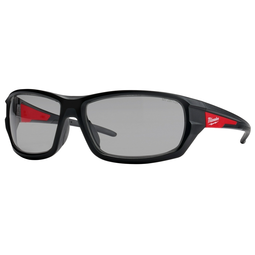 48-73-2125 Safety Glasses, Fog-Free, Gray Lens, Black, Plastic Frame, Polycarbonate Lens, ANSI Z87.1+/CSA Z94.3/OSHA Standard