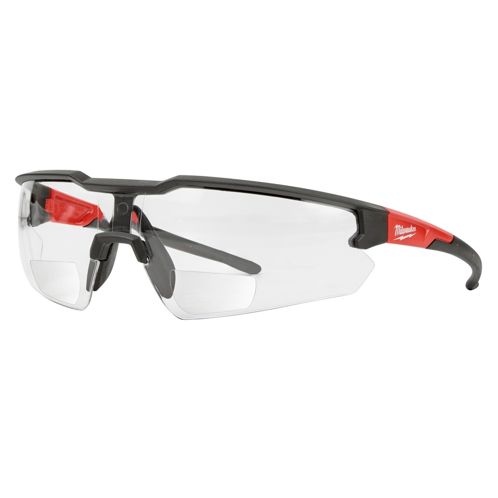 48-73-2200 Safety Glasses, Anti-Scratch, Clear Lens, Black, Plastic Frame, Polycarbonate Lens, ANSI Z87.1+/CSA Z94.3/OSHA Standard