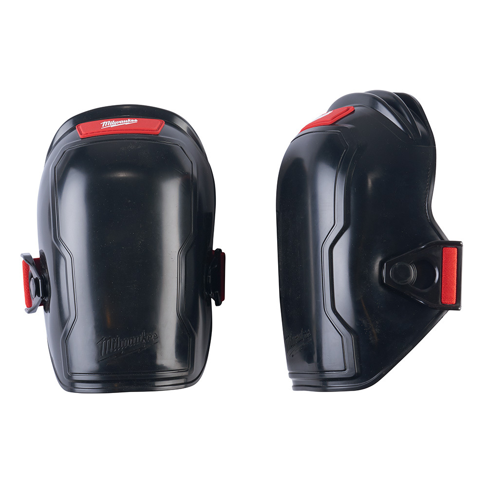 48-73-6000 Free-Flex Knee Pad, Foam Pad, Buckle/Hook and Loop Closure, Black/Red