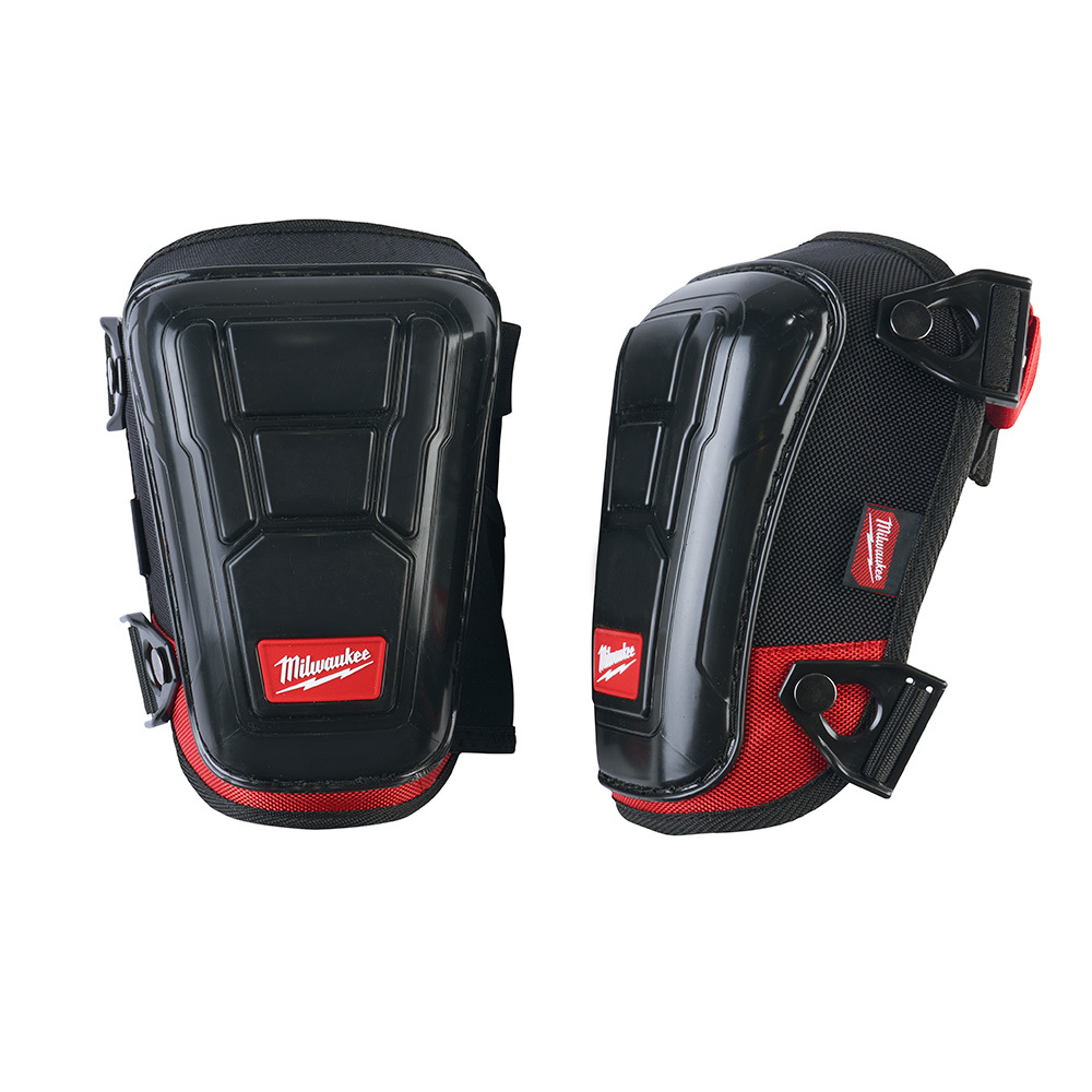 48-73-6030 Performance Knee Pad, Foam Pad, Buckle/Hook and Loop Closure, Black/Red