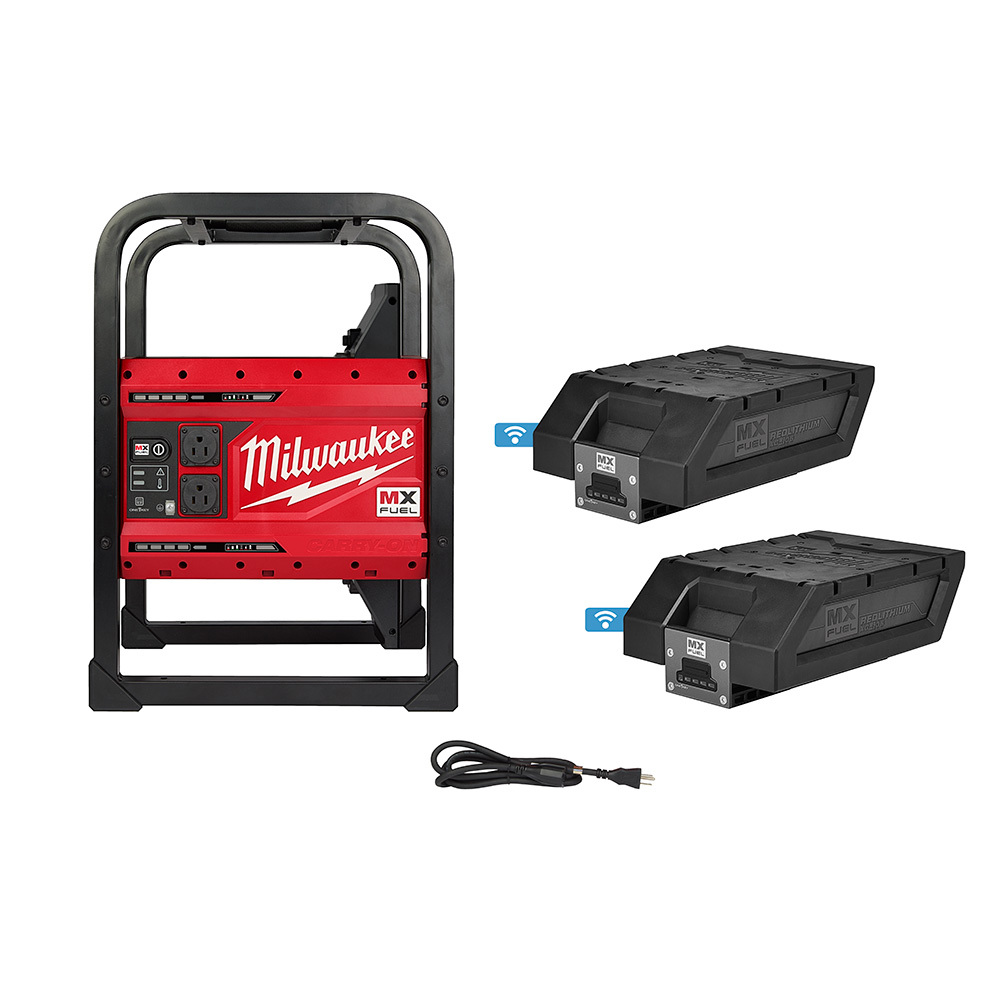 MXF002-2XC MX FUEL CARRY-ON Portable Power Supply, 120 V, 3600 W Starting/1800 W Running Power Rating