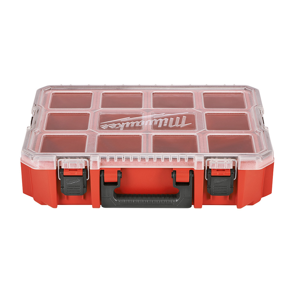 48-22-8030 Stackable Jobsite Organizer, 35 Pockets, Black/Red