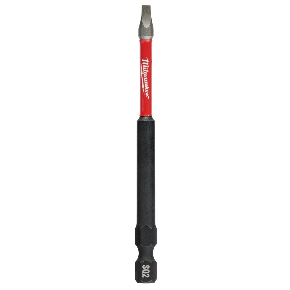 48-32-4672 Shockwave Impact Duty Screwdriver Bit, SQ2 Square Point, 3-1/2 in OAL