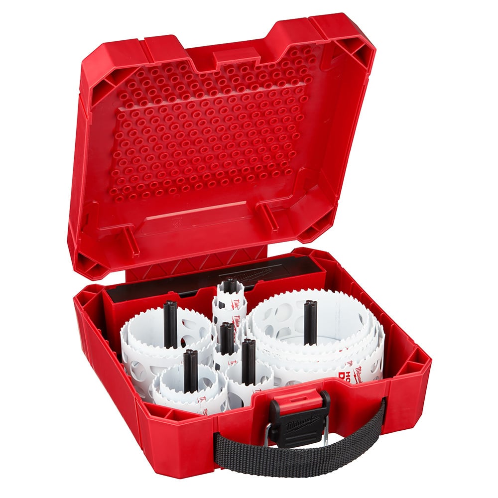 49-22-4156 Hole Dozer Plumbers Hole Saw Kit, 16 Pieces, Bi-Metal, Thermoset Coated