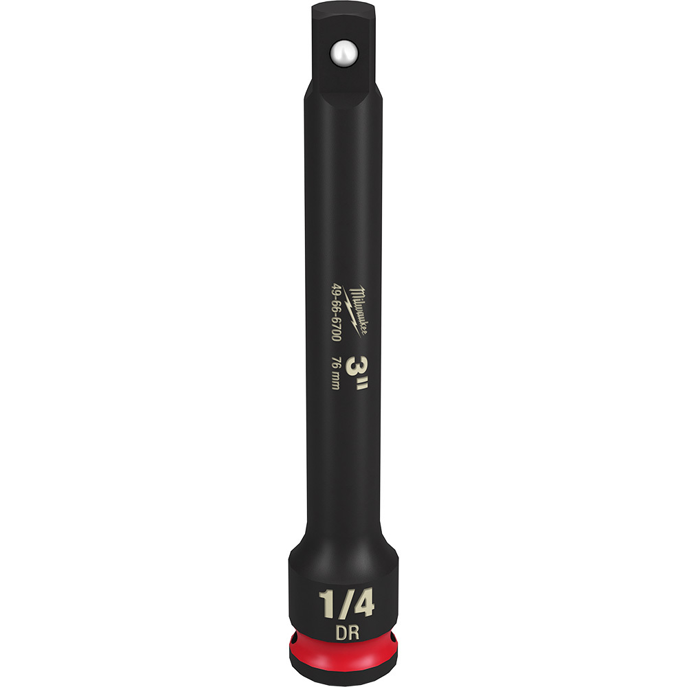 49-66-6700 Shockwave Impact Duty Dual Hole Socket Extension, 1/4 in, 3 in OAL