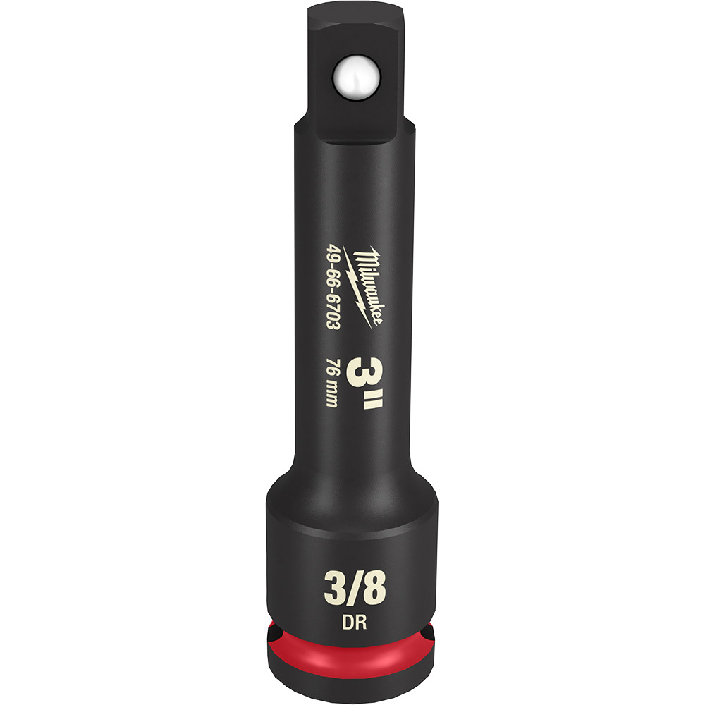 49-66-6703 Shockwave Impact Duty Dual Hole Socket Extension, 3/8 in, 3 in OAL