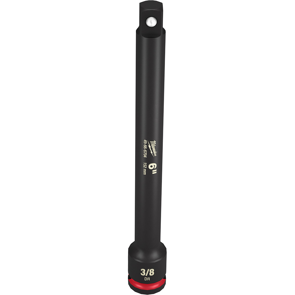 49-66-6704 Shockwave Impact Duty Dual Hole Socket Extension, 3/8 in, 6 in OAL