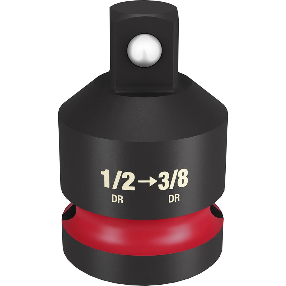 49-66-6725 Shockwave Impact Duty Dual Hole Socket Reducer, Black Oxide, 1/2 in Male Drive, 3/8 in Female Drive, ASME Specified, Steel