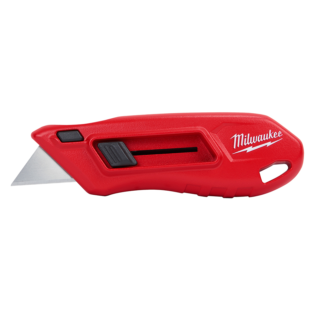 48-22-1511 Compact Side Retractable Slide Utility Knife, Bi-Metal Straight Edge Blade, 2.4 in L Blade, Lock Opening