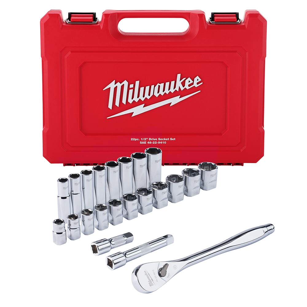 48-22-9410 Wrench Set, 22 Pieces, 1/2 to 1-1/8 in
