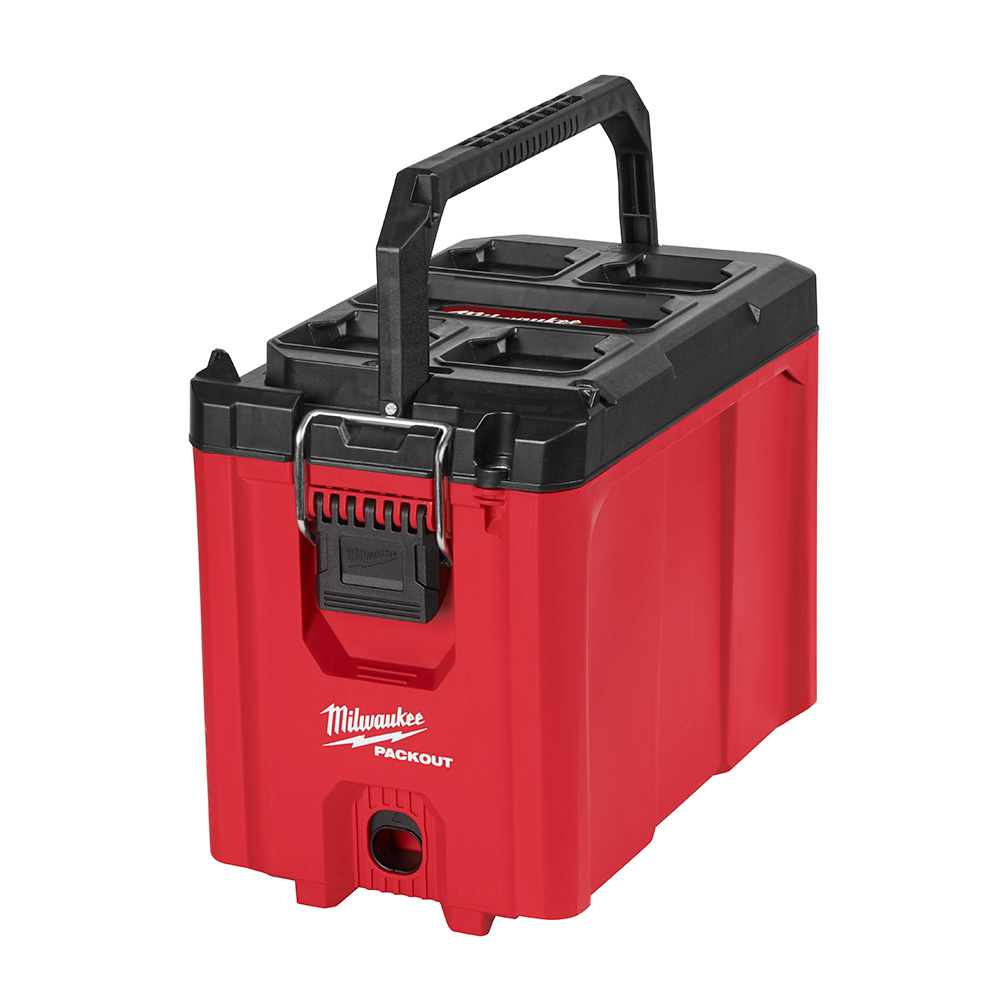 48-22-8422 Packout Compact Tool Box, ABS, Black/Red