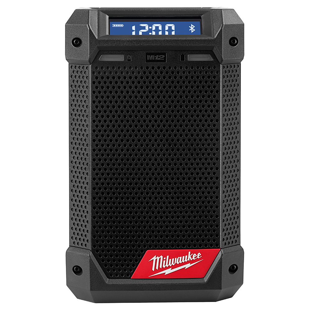 2951-20 M12 Cordless Reconditioned Weather-Resistant Jobsite Radio, 12 V, Li-Ion Battery