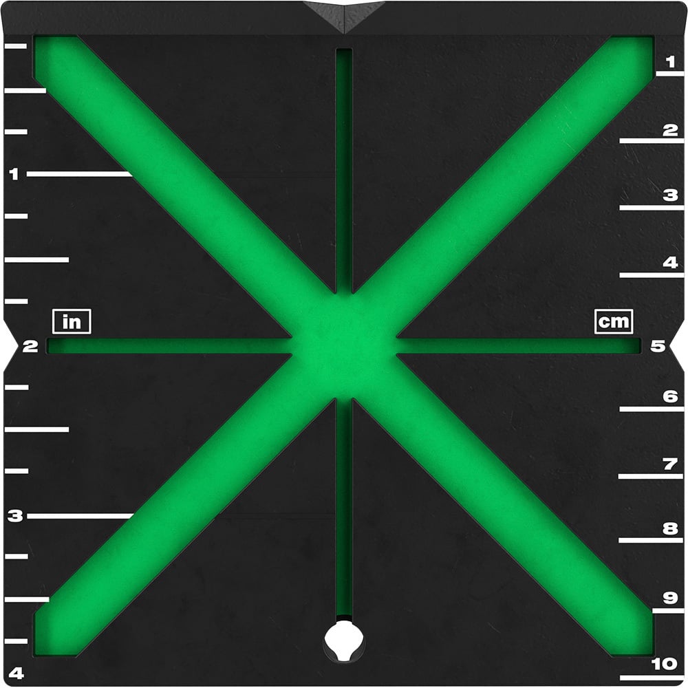 48-35-1111 Responsive Laser Alignment Target, For Use With Green Laser