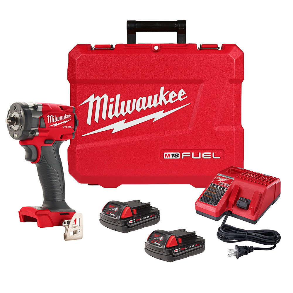 2854-22CT M18 FUEL Cordless Variable Compact Impact Wrench, 3/8 in, 250 in-lb Torque, 18 V, 4.8 in OAL