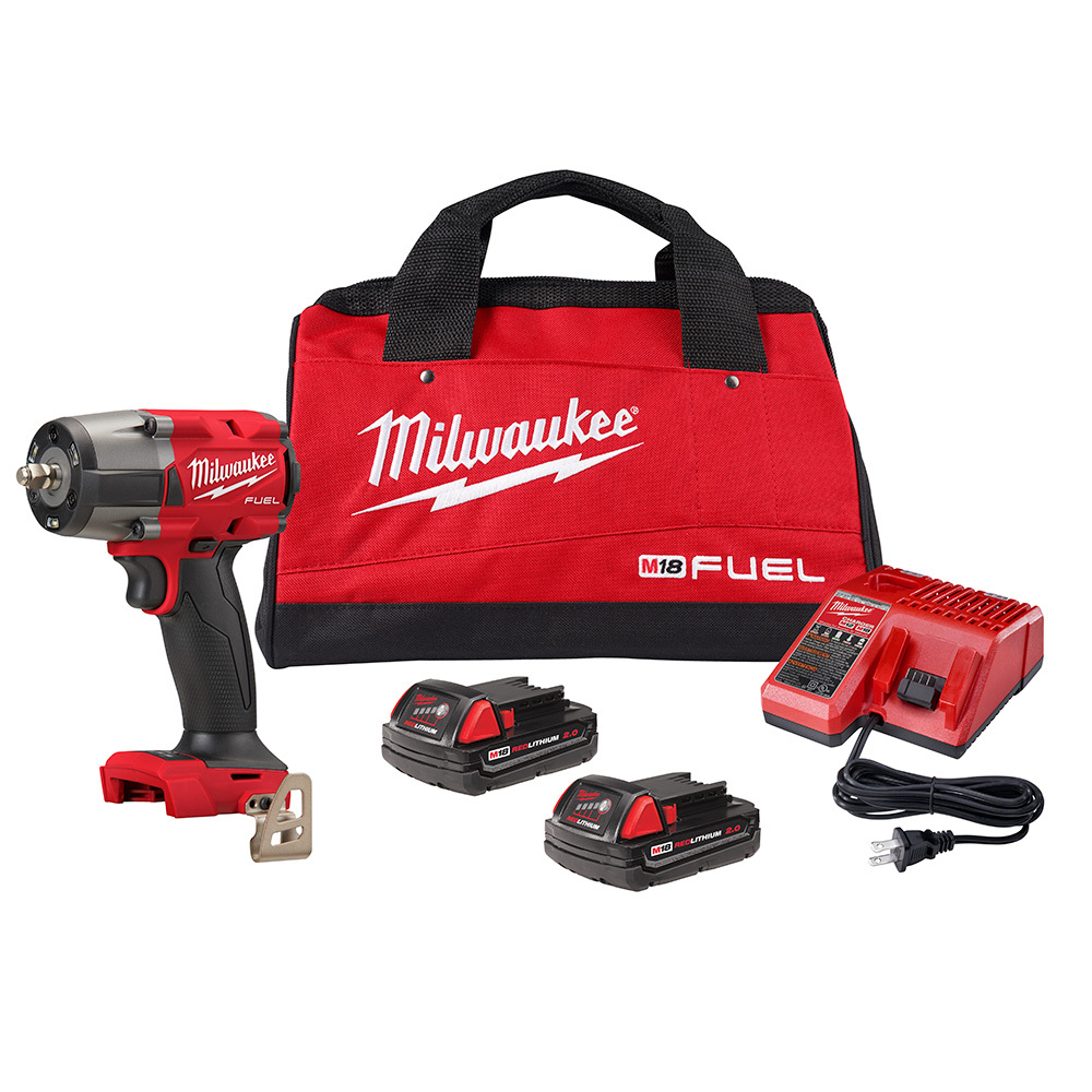 2960-22CT M18 FUEL Cordless Variable Mid-Torque Impact Wrench, 3/8 in, 600 in-lb Torque, 18 V, 6 in OAL