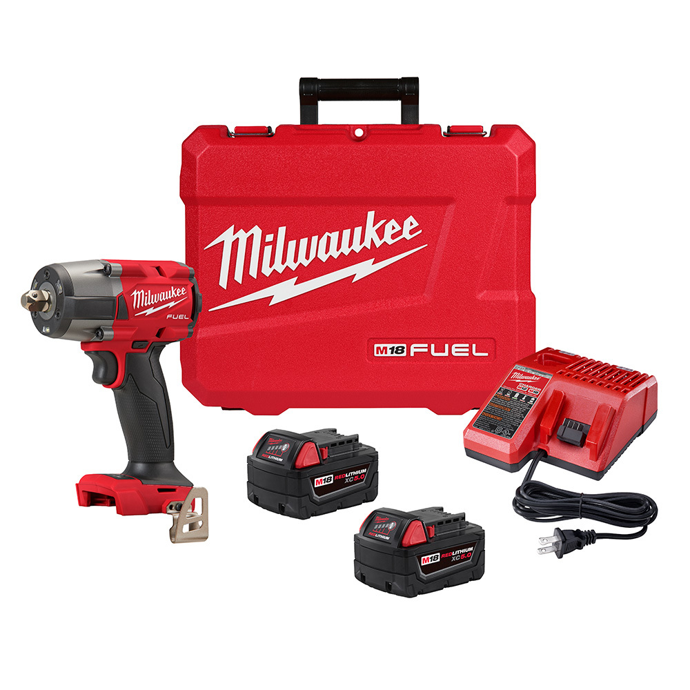 2962P-22 M18 FUEL Cordless Variable Mid-Torque Impact Wrench, 1/2 in, 650 in-lb Torque, 18 V, 6 in OAL