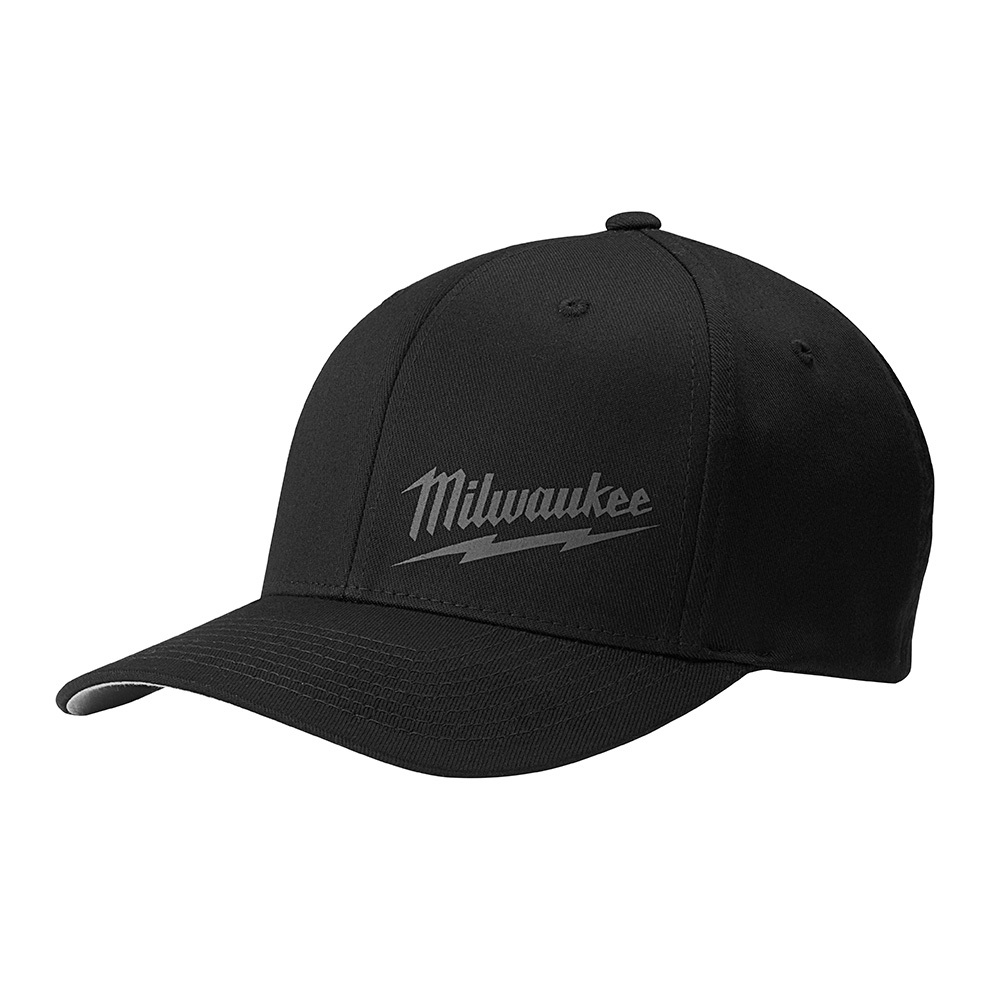 504B-SM FlexFit Lightweight Unisex Fitted Hat, S/M, Black, 63% Polyester, 34% Cotton, 3% Spandex