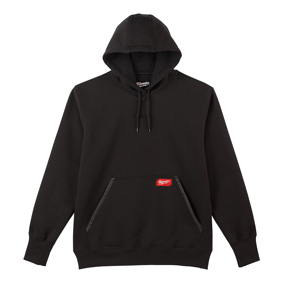 350B-S Heavy Duty Sweatshirt, Mens, S, Black, Cotton/Polyester