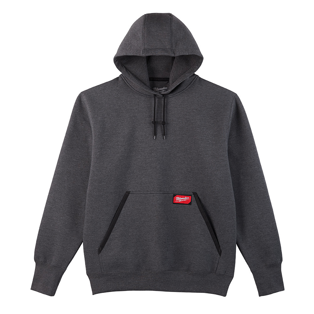 350G-M Heavy Duty Sweatshirt, Mens, M, Gray, Cotton/Polyester