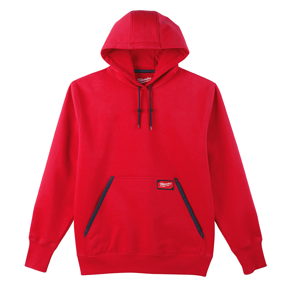 350R-S Heavy Duty Sweatshirt, Mens, S, Red, Cotton/Polyester