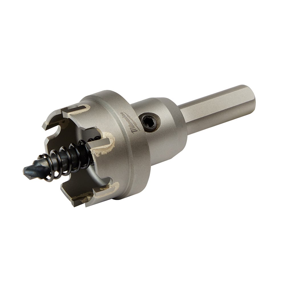 49-57-8617 1-Piece Hole Cutter, 1-7/32 in Dia, 3/16 in D Cutting, Carbide Cutting Edge