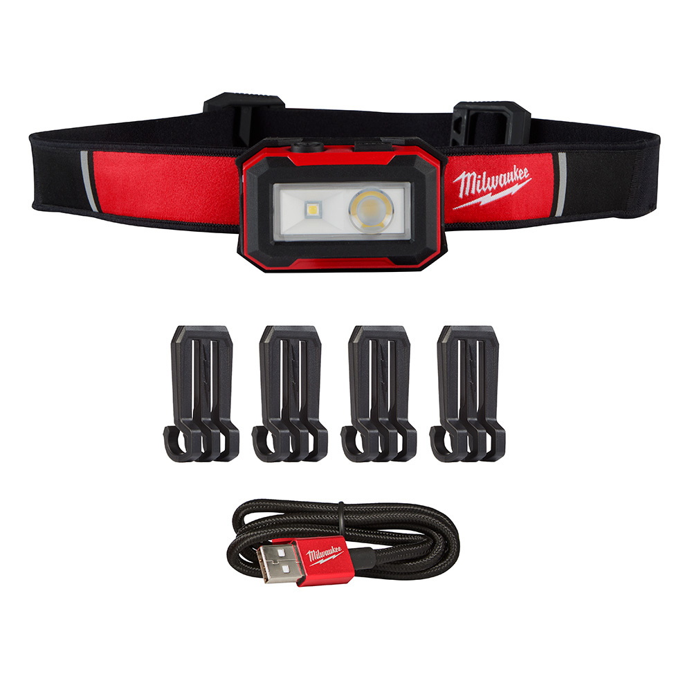 2012R Cordless Magnetic Rechargeable Headlamp and Task Light, LED Bulb, Plastic Housing, 450 Lumens