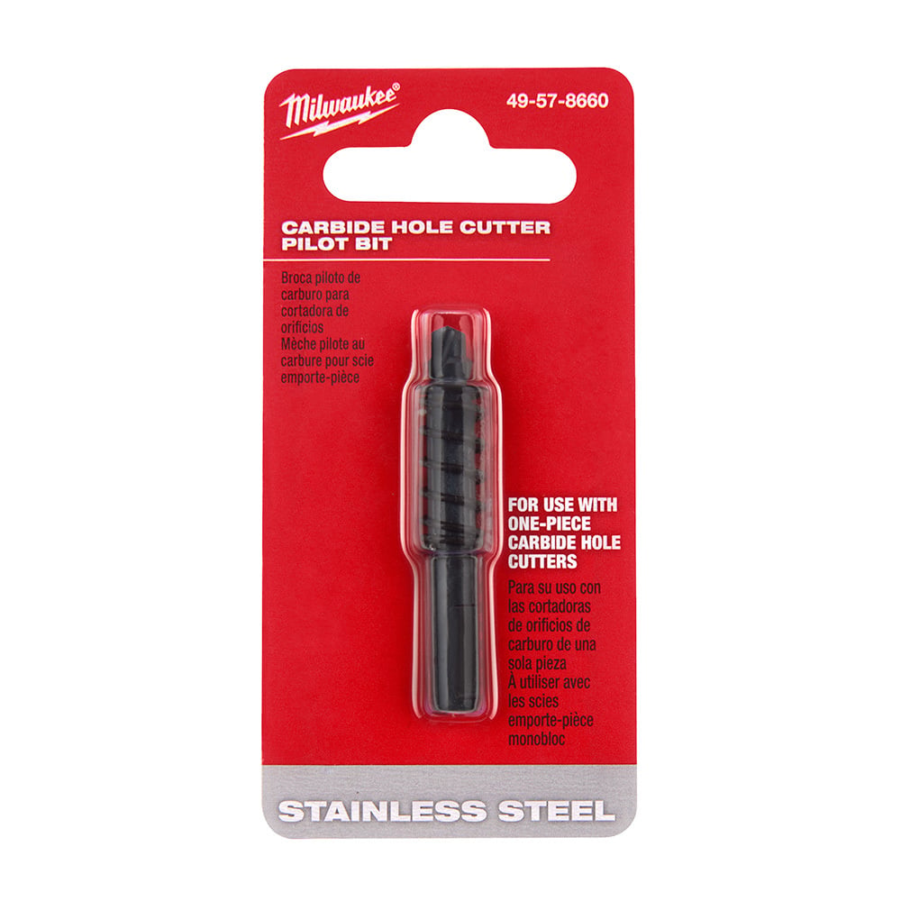 49-57-8660 Specialty Single End Pilot Bit With Spring, 1/4 in Dia, 1/4 in Dia Pilot Drill, 3/16 in D Cutting