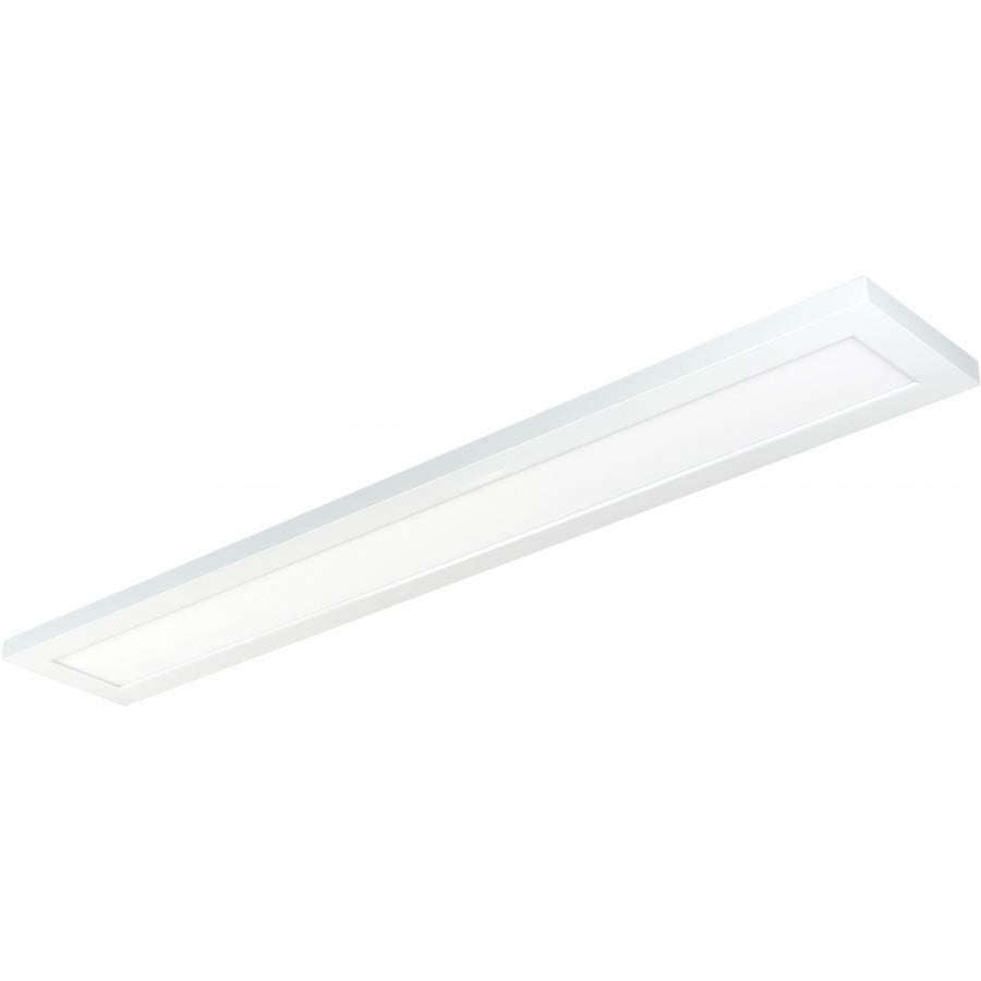 62-1056 Nuvo Blink Plus Low Profile Utility Surface Mount Fixture, (1) Lamp, 120-277 VAC, White Housing