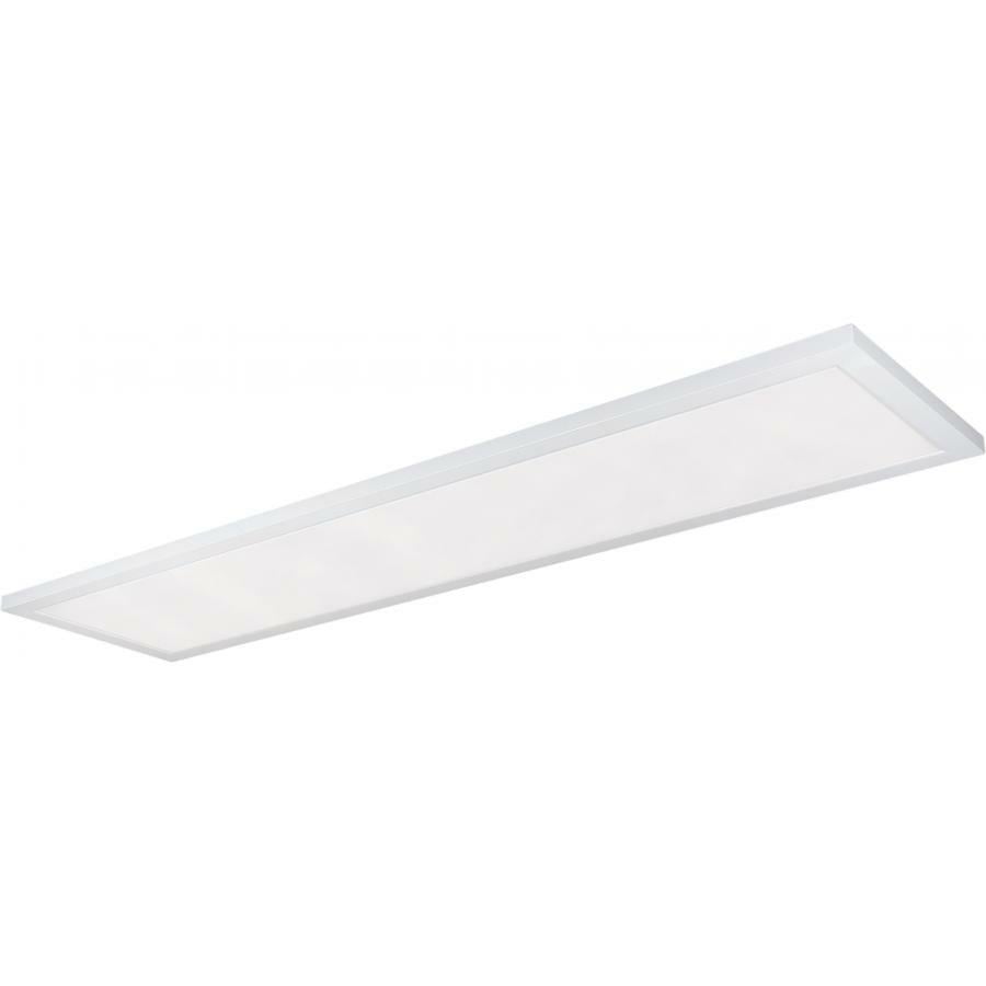 62-1154 Nuvo Blink Plus Flat Panel Low Profile Module Utility Surface Mount Fixture, (1) Lamp, 120-277 V AC, White Housing