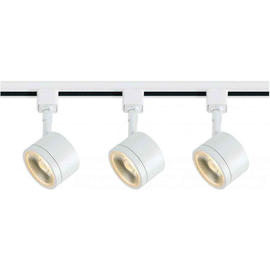 TK403 Nuvo 1-Module Transitional Dimmable LED Track Lighting Kit, LED Lamp, 120 V AC, Round Head