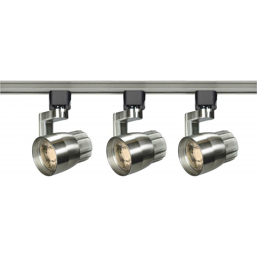 TK427 Nuvo 1-Module Transitional Dimmable LED Track Lighting Kit, LED Lamp, 120 V AC, Angle Arm/Round Head