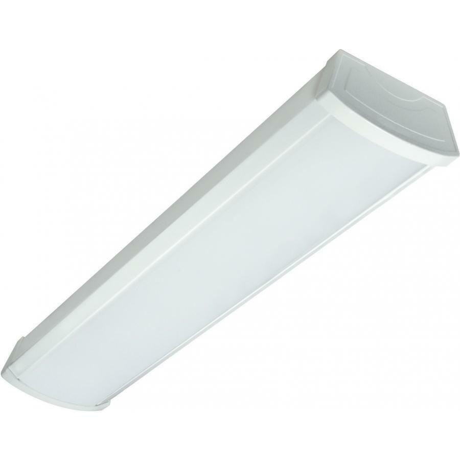 65-1083 Nuvo Signature Non-Dimmable Utility LED Ceiling Wrap Fixture, (1) Lamp, 120 to 277 V AC, White Housing