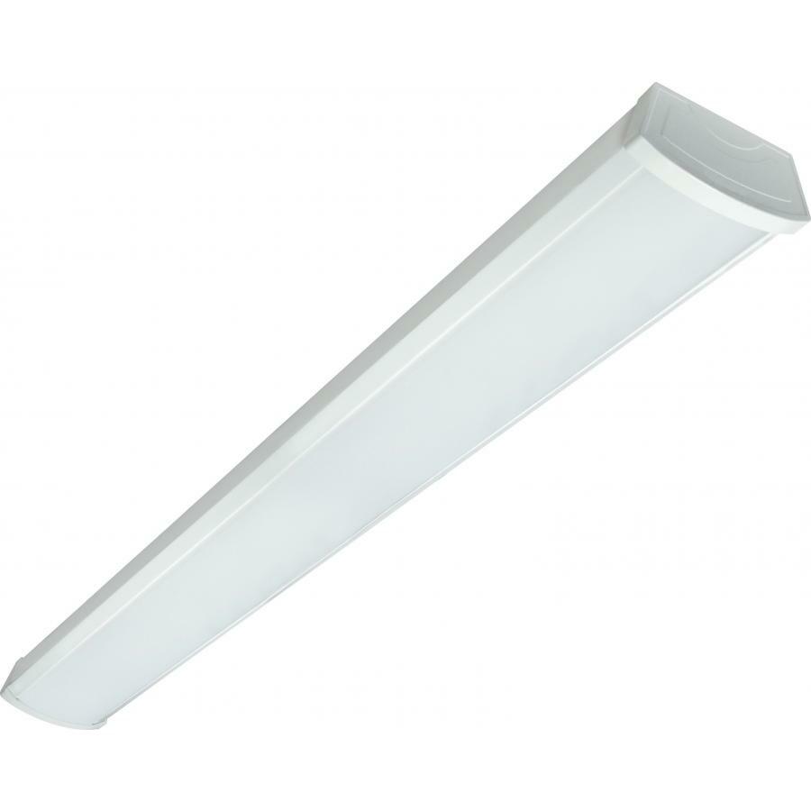 65-1082 Nuvo Signature Non-Dimmable Utility LED Ceiling Wrap Fixture, (1) Lamp, 120 to 277 V AC, White Housing