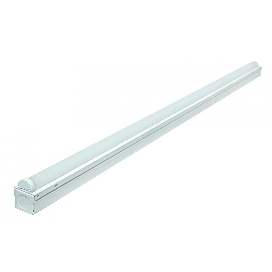 65-1101 Nuvo Signature Non-Dimmable Utility Strip Light Fixture, (1) LED Lamp, 100 to 277 V AC, White Housing