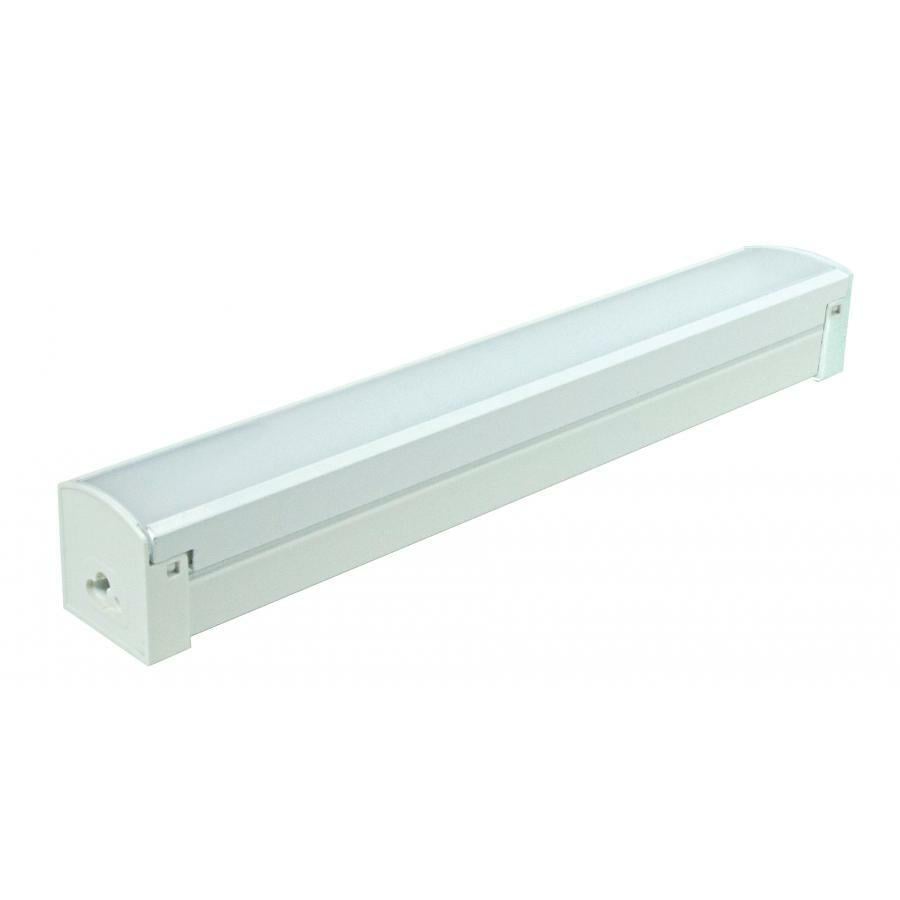65-1102 Nuvo Signature Connectable Non-Dimmable Utility Strip Light Fixture, (1) LED Lamp, 120 V AC, White Housing
