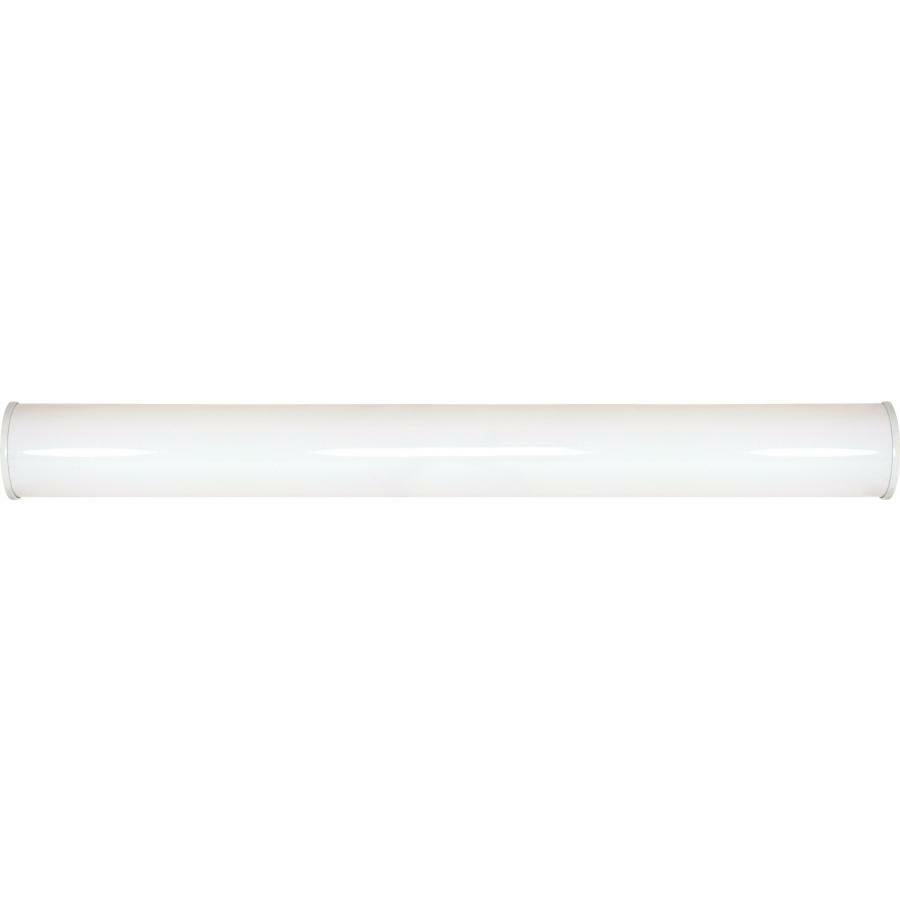 62-1034 Nuvo Crispo Dimmable Traditional Vanity Fixture, (1) T8 Lamp, 120 VAC, Brushed nickel Housing