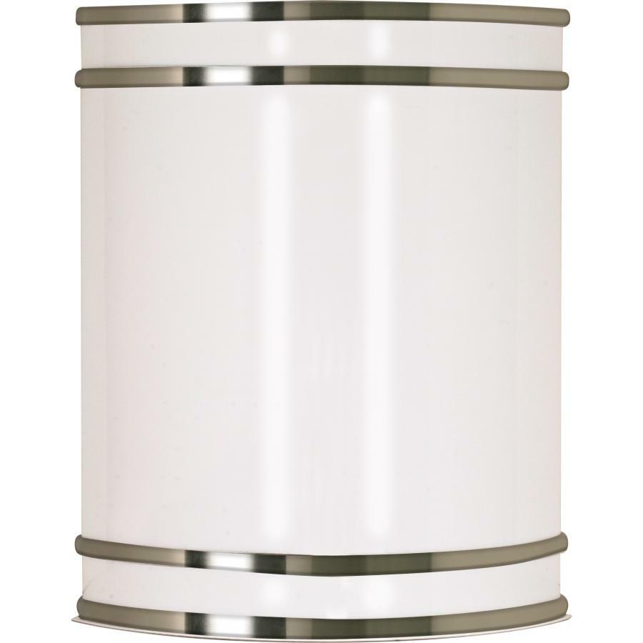 62-1045 Nuvo Glamour Dimmable Traditional Wall Sconce Fixture, (1) Lamp, 120 VAC, Brushed Nickel Housing