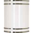 Glamour LED 9" Wall Sconce - Brushed Nickel Finish - Lamps Included
