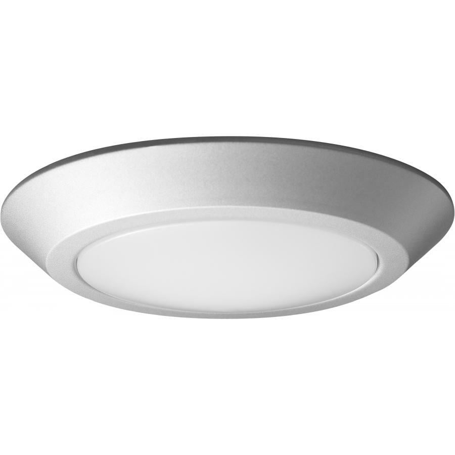 62-1162 Nuvo Signature Close-to-Ceiling Contemporary Dimmable Flush Mount Fixture, (1) Lamp, 120 VAC, Brushed Nickel Housing