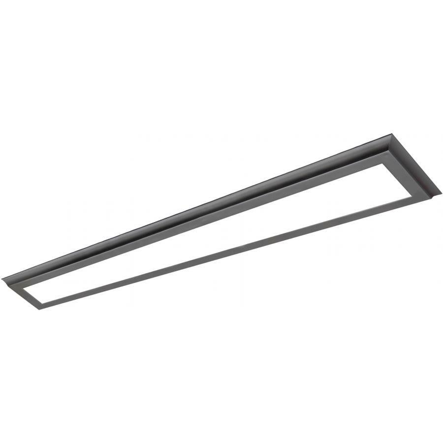62-1177 Nuvo Blink Plus Dimmable Flat Panel Utility Surface Mount Fixture, (1) Lamp, 40 W Fixture, 100 to 277 VAC, Gunmetal Gray Housing
