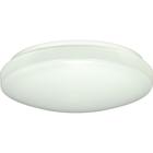 11" Flush Mounted LED Light Fixture - White Finish - With Occupancy Sensor - 120-277 Volts