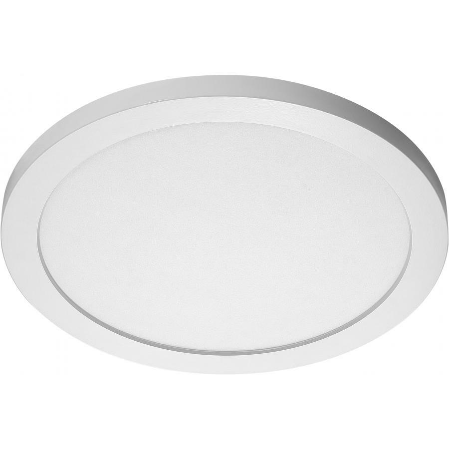 62-1191 Nuvo Blink Plus Flat Panel Dimmable Round Utility Flush Mount Fixture, (1) Lamp, 277 VAC