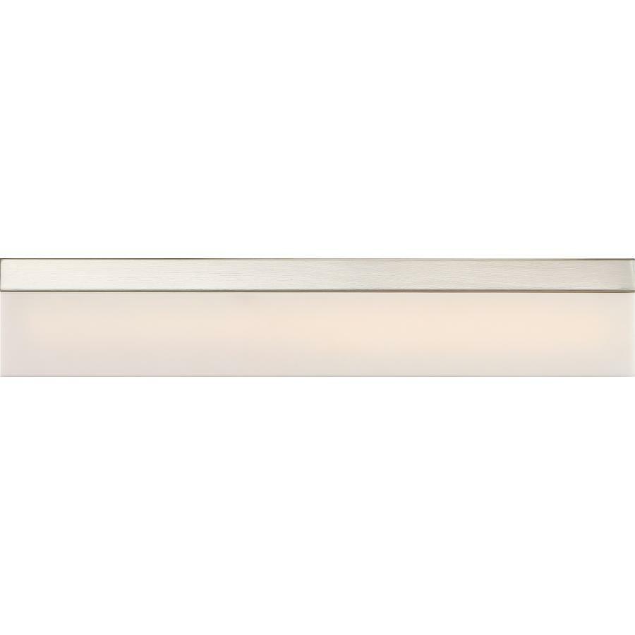 62-1328 Nuvo Jackson Dimmable Medium Vanity Light Fixture, (1) Lamp, 120 V AC, Brushed nickel Housing