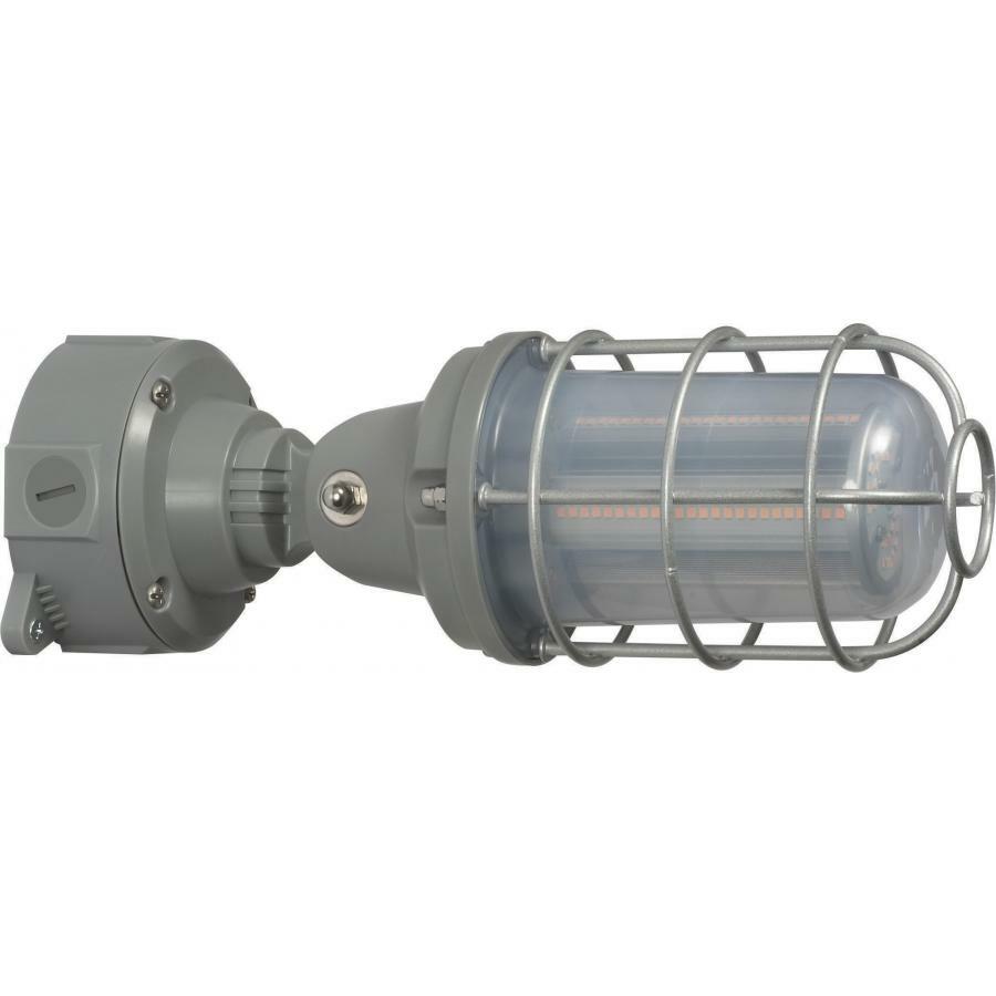 65-173 Nuvo Signature Adjustable Utility Style Vapor Tight Fixture, (1) Lamp, 100 to 277 V, Gray Housing