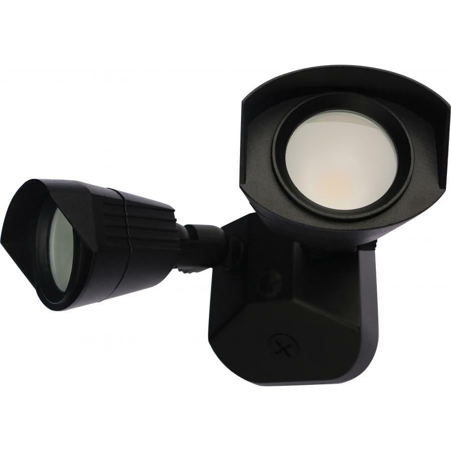 65-220 Nuvo 2-Head Non-Dimmable Security Light, (2) Lamp, 100 to 277 V, Black Housing