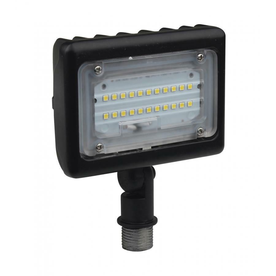 65-532 Nuvo Non-Dimmable Small Flood Light, LED Lamp, 100 to 277 V, Bronze Housing