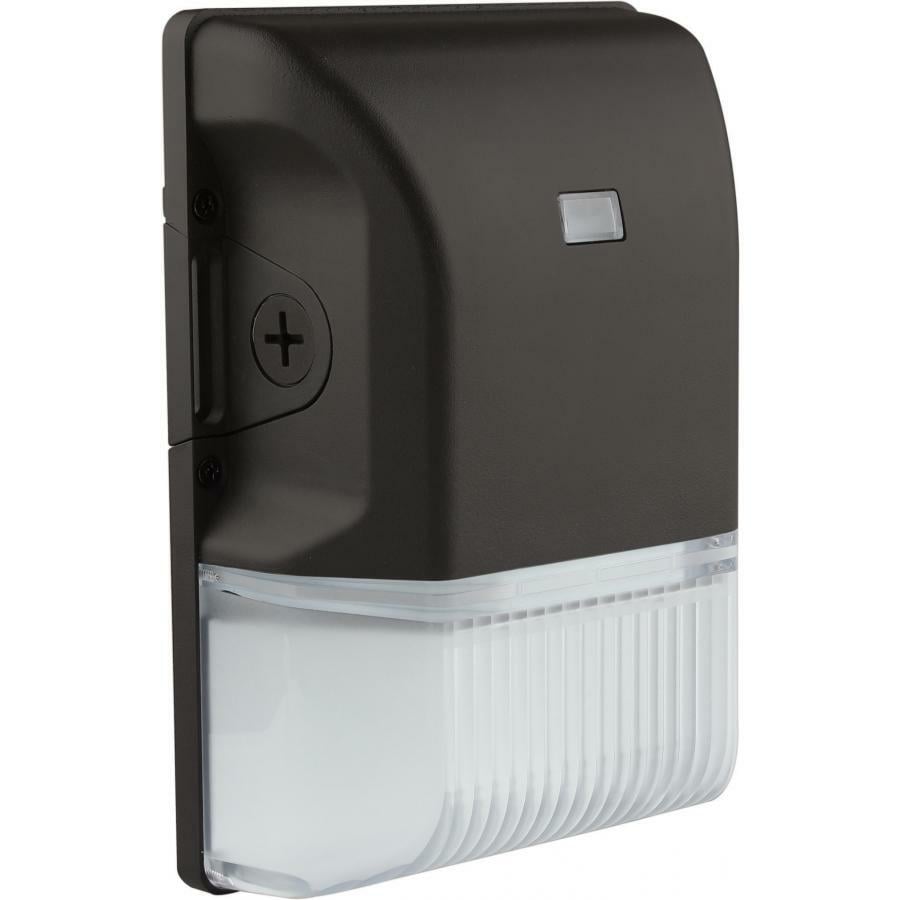65-265 Nuvo Non-Dimmable Small Utility Wallpack With Photocell, (1) LED Lamp, 20 W Fixture, 100 to 277 V, Black Housing